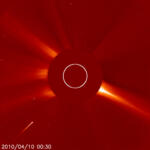 Another comet smacks the sun